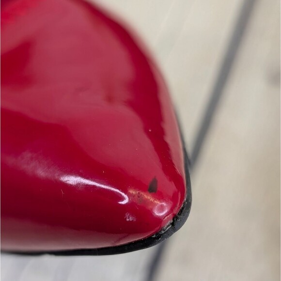Simply Vera Vera Wang Stevie Red Patent Leather Pumps - Picture 9 of 11